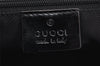Authentic GUCCI Vintage Shoulder Hand Bag GG Canvas Enamel 0021122 Black 6701I