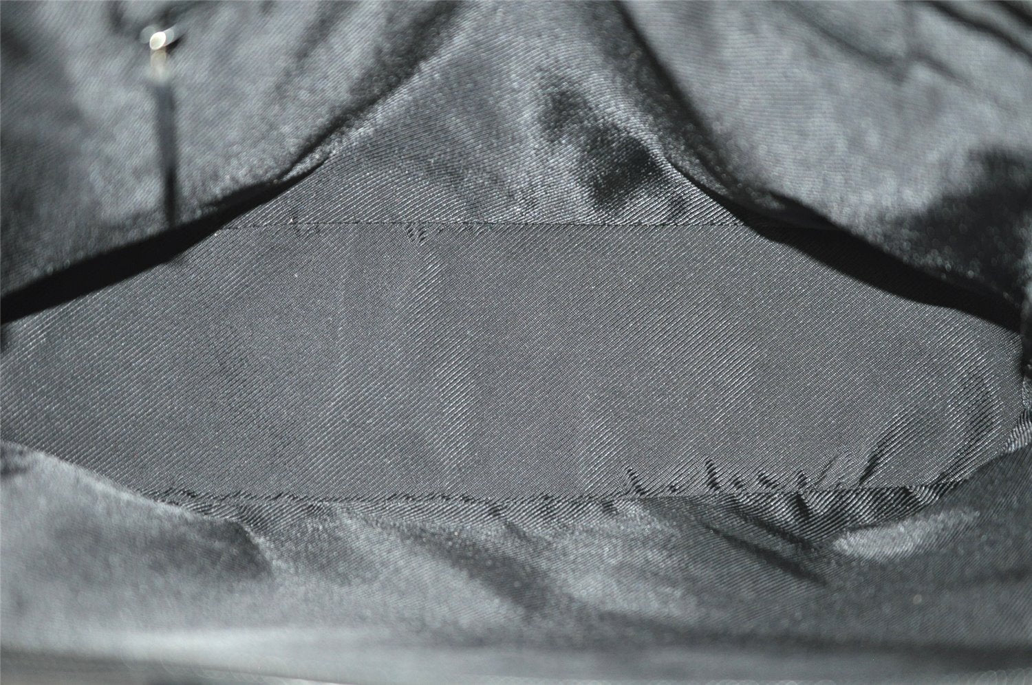 Authentic GUCCI Vintage Shoulder Hand Bag GG Canvas Enamel 0021122 Black 6701I