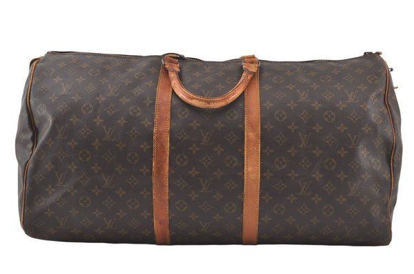 Authentic Louis Vuitton Monogram Keepall 60 Travel Boston Bag Old Model LV 6701K