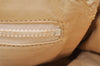 Authentic FENDI Vintage Zucca Hand Bag Purse Canvas Leather Brown Junk 6702I