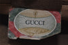 Authentic GUCCI Web Sherry Line Shoulder Cross Bag GG PVC Leather Brown 6705I