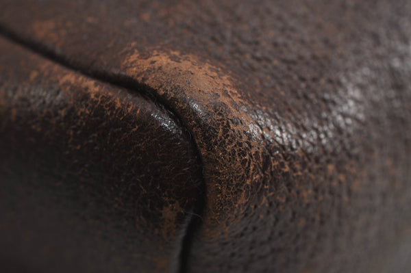 Authentic GUCCI Shoulder Cross Body Bag GG Canvas Leather 114273 Brown 6705J