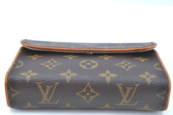 Auth Louis Vuitton Monogram Pochette Florentine Pouch Waist Bag M51855 LV 6706H