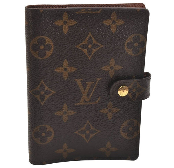 Authentic Louis Vuitton Monogram Agenda PM Notebook Cover R20005 LV 6706J
