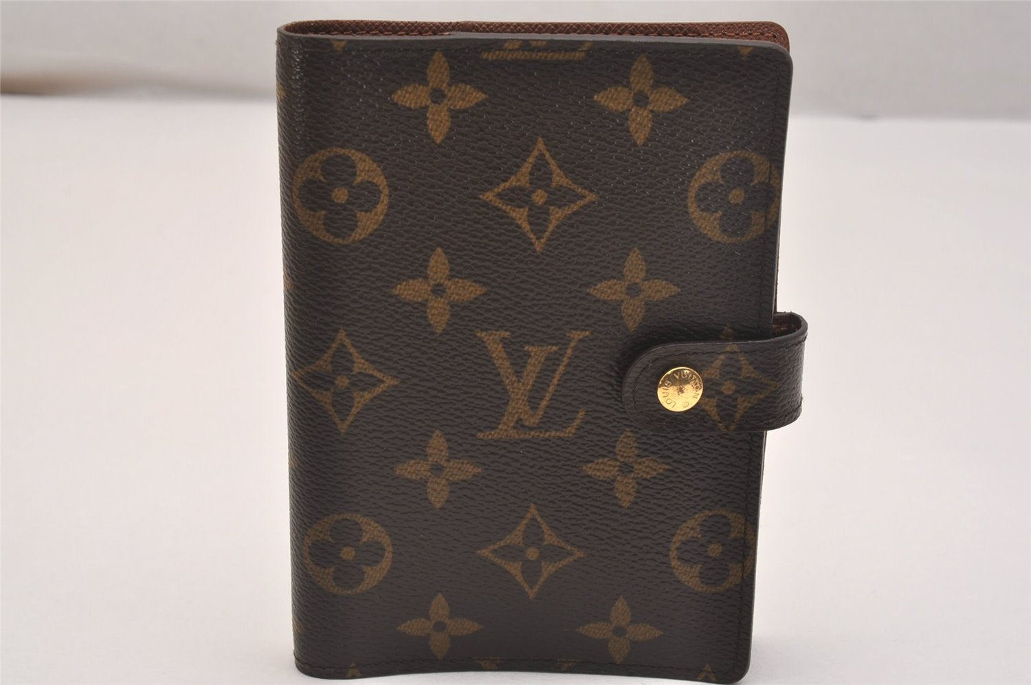 Authentic Louis Vuitton Monogram Agenda PM Notebook Cover R20005 LV 6706J