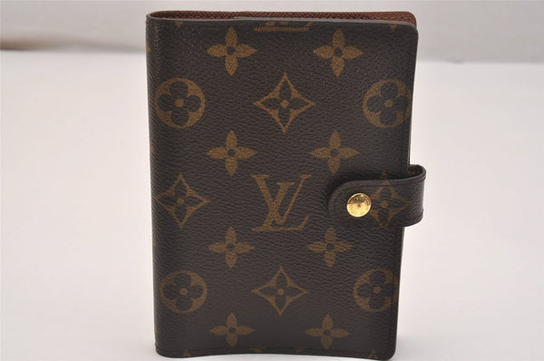 Authentic Louis Vuitton Monogram Agenda PM Notebook Cover R20005 LV 6706J