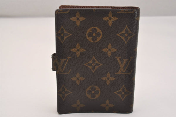 Authentic Louis Vuitton Monogram Agenda PM Notebook Cover R20005 LV 6706J