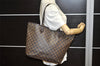 Authentic Louis Vuitton Damier Neverfull MM Shoulder Tote Bag N51105 LV 6706K