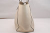 Authentic GUCCI Vintage Swing Large Shoulder Tote Bag Leather 354397 White 6707J