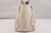 Authentic GUCCI Vintage Swing Large Shoulder Tote Bag Leather 354397 White 6707J