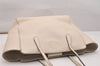 Authentic GUCCI Vintage Swing Large Shoulder Tote Bag Leather 354397 White 6707J