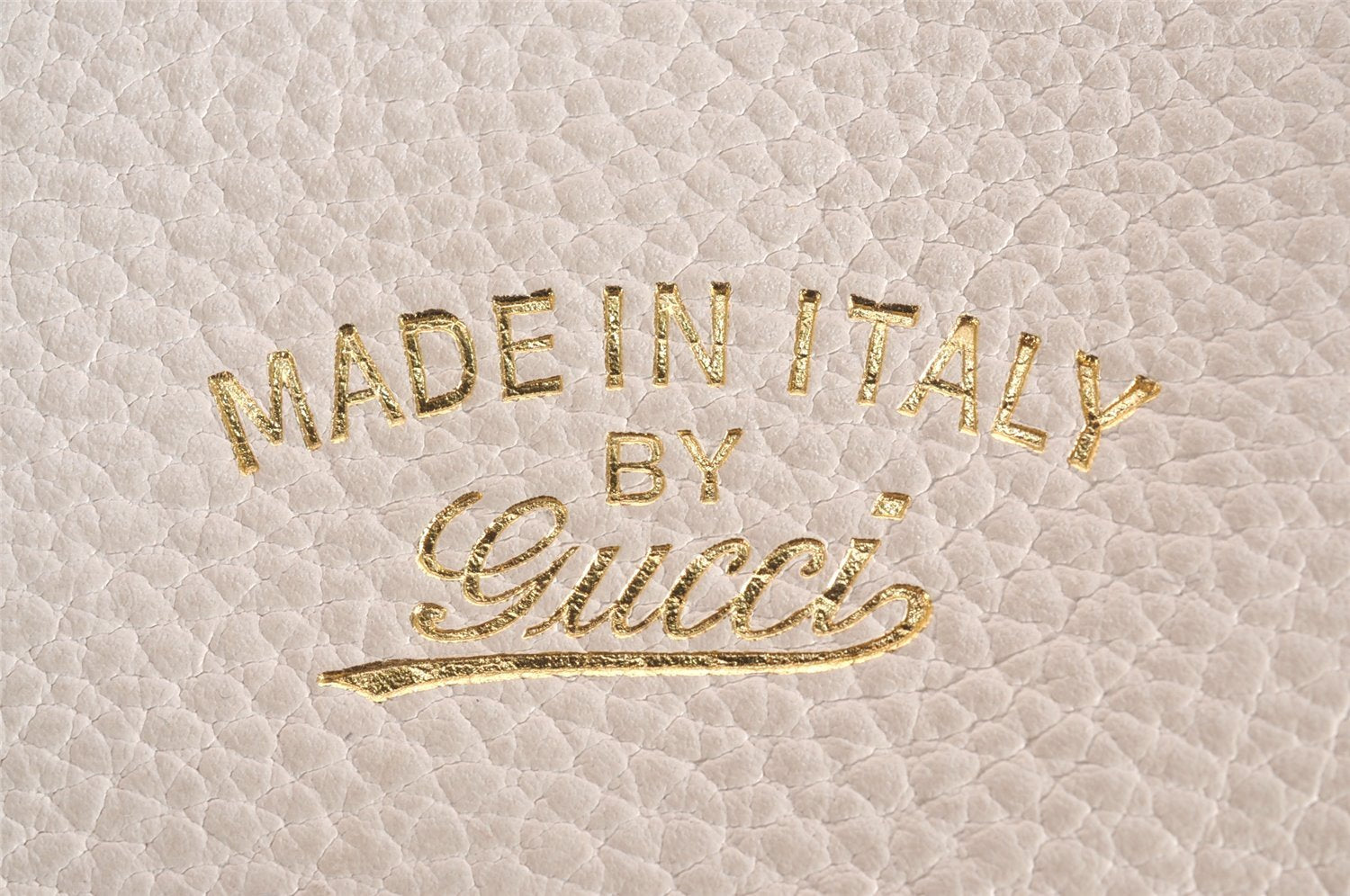 Authentic GUCCI Vintage Swing Large Shoulder Tote Bag Leather 354397 White 6707J