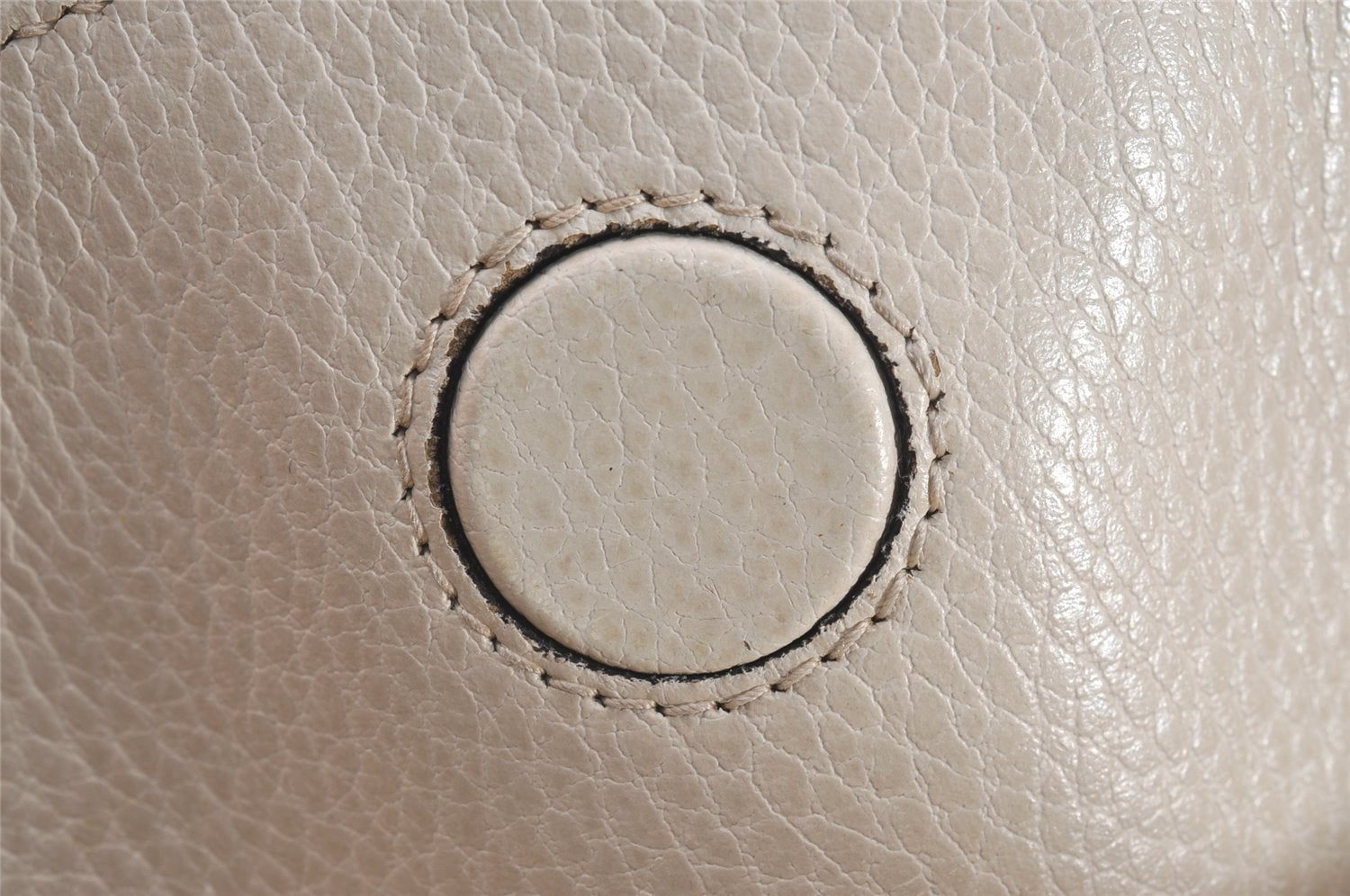 Authentic GUCCI Vintage Swing Large Shoulder Tote Bag Leather 354397 White 6707J