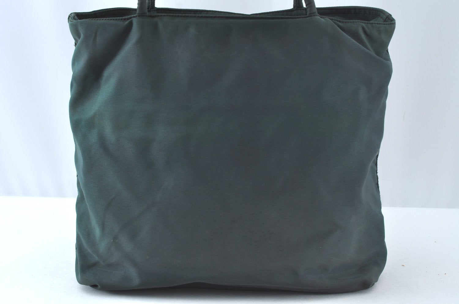 Authentic PRADA Nylon Tessuto Shoulder Tote Bag Khaki Green 6708J