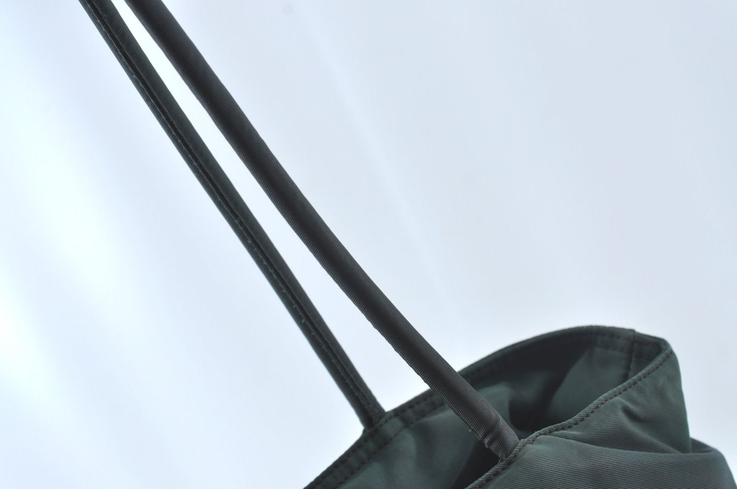 Authentic PRADA Nylon Tessuto Shoulder Tote Bag Khaki Green 6708J