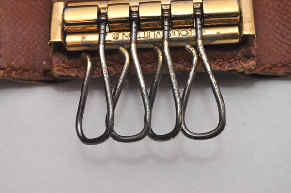 Authentic Louis Vuitton Monogram Multicles 4 Four Hooks Key Case M62631 LV 6709I