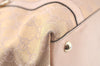 Authentic GUCCI Abbey Shoulder Tote Bag GG Canvas Leather 141470 Pink Gold 6713J