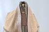 Authentic GUCCI Abbey Shoulder Tote Bag GG Canvas Leather 141470 Pink Gold 6713J