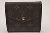 Authentic Louis Vuitton Monogram Porte Monnaie Billets Wallet M61660 LV 6715I