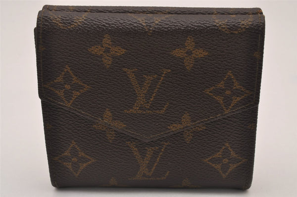 Authentic Louis Vuitton Monogram Porte Monnaie Billets Wallet M61660 LV 6715I