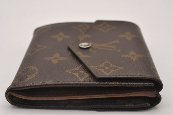 Authentic Louis Vuitton Monogram Porte Monnaie Billets Wallet M61660 LV 6715I