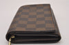 Authentic Louis Vuitton Damier Portefeuille Tresor Wallet Purse N61736 LV 6716I