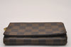 Authentic Louis Vuitton Damier Portefeuille Tresor Wallet Purse N61736 LV 6716I