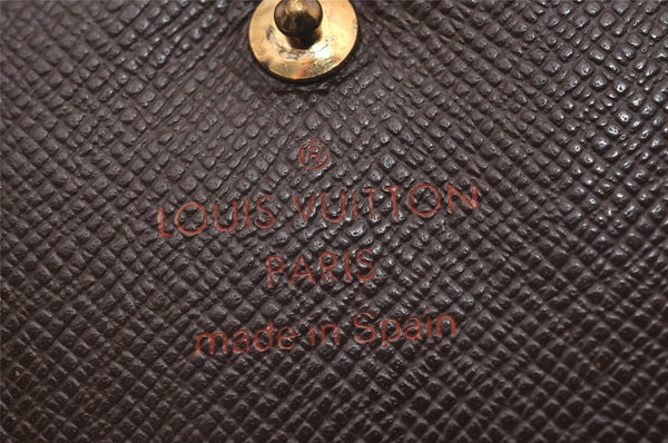 Authentic Louis Vuitton Damier Portefeuille Tresor Wallet Purse N61736 LV 6716I