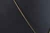 Authentic Christian Dior Gold Tone Chain Pendant Necklace CD 6717J