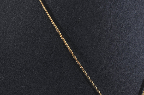 Authentic Christian Dior Gold Tone Chain Pendant Necklace CD 6717J