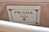 Authentic PRADA Saffiano Lux Leather Shoulder Hand Bag BN2185 White 6717K