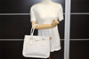 Authentic PRADA Saffiano Lux Leather Shoulder Hand Bag BN2185 White 6717K