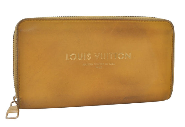 Authentic Louis Vuitton Paname Zippy Long Wallet Purse Yellow M58042 LV 6718I