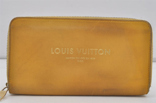 Authentic Louis Vuitton Paname Zippy Long Wallet Purse Yellow M58042 LV 6718I