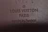 Auth Louis Vuitton Vernis Portefeuille Viennois Wallet Wine Red M91524 LV 6720I