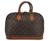 Authentic Louis Vuitton Monogram Alma Hand Bag Purse M51130 LV 6720J