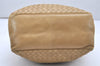 Authentic BOTTEGA VENETA Intrecciato Leather 2Way Shoulder Hand Bag Beige 6720K