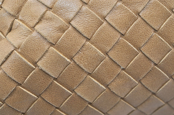 Authentic BOTTEGA VENETA Intrecciato Leather 2Way Shoulder Hand Bag Beige 6720K