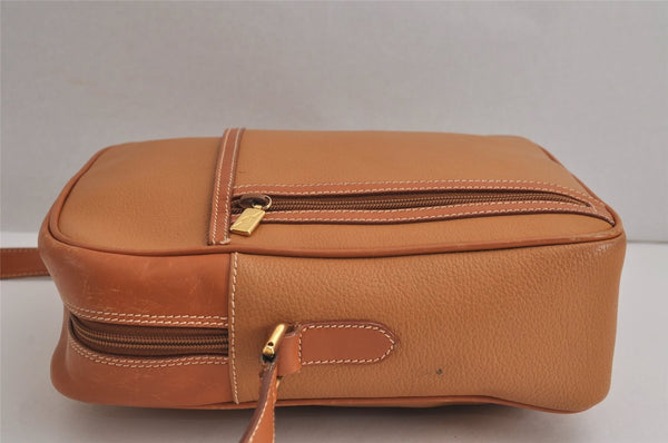 Authentic GUCCI Vintage Shoulder Cross Body Bag Purse Leather Brown 6721J