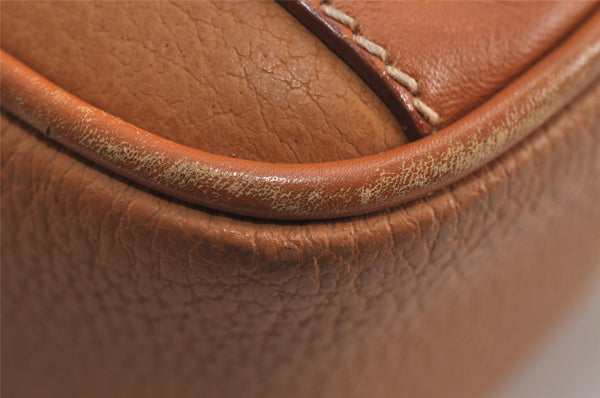 Authentic GUCCI Vintage Shoulder Cross Body Bag Purse Leather Brown 6721J