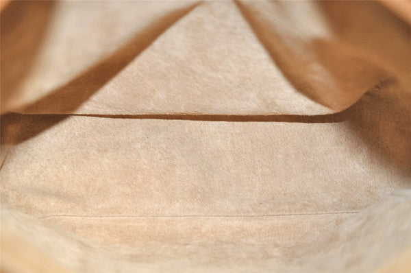 Authentic GUCCI Vintage Shoulder Cross Body Bag Purse Leather Brown 6721J