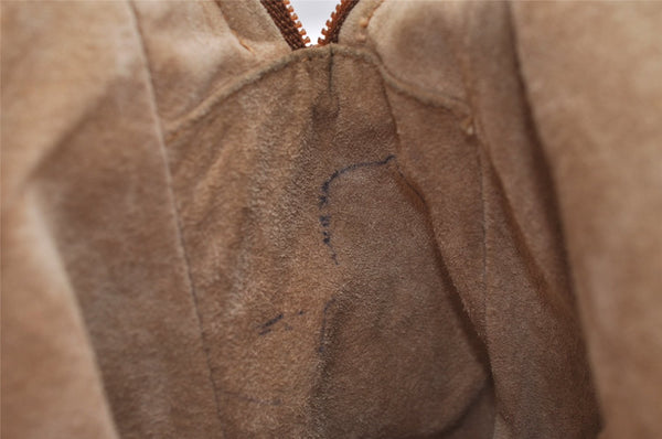 Authentic GUCCI Vintage Shoulder Cross Body Bag Purse Leather Brown 6721J