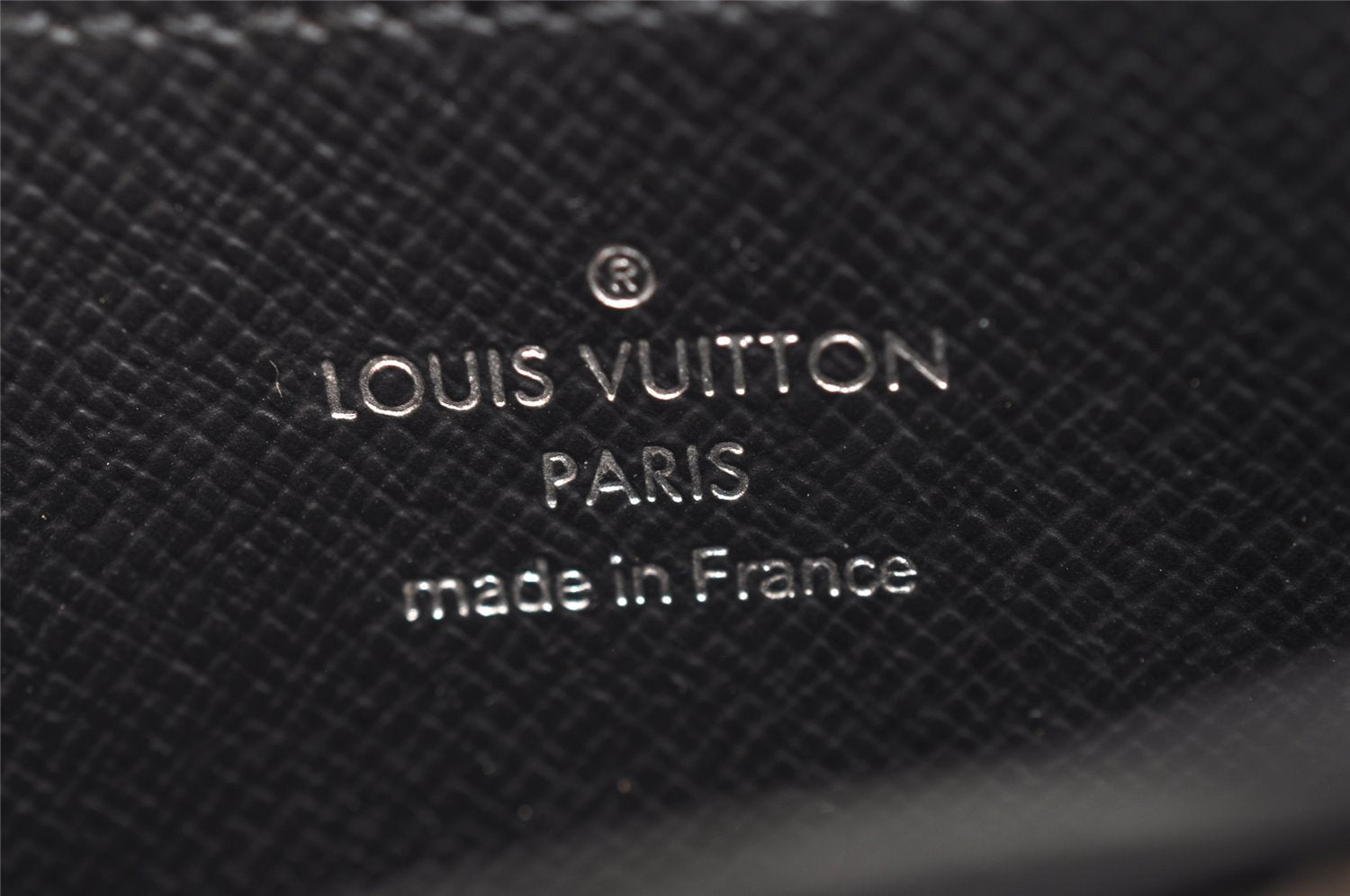 Authentic Louis Vuitton Damier Graphite Zippy Coin Purse Wallet N63076 LV 6724I