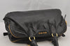 Authentic MIU MIU Vintage Leather 2Way Shoulder Hand Bag Black 6724J