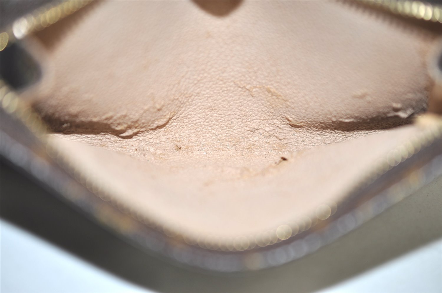 Authentic Louis Vuitton Monogram Pouch For Bucket PM LV 6725I