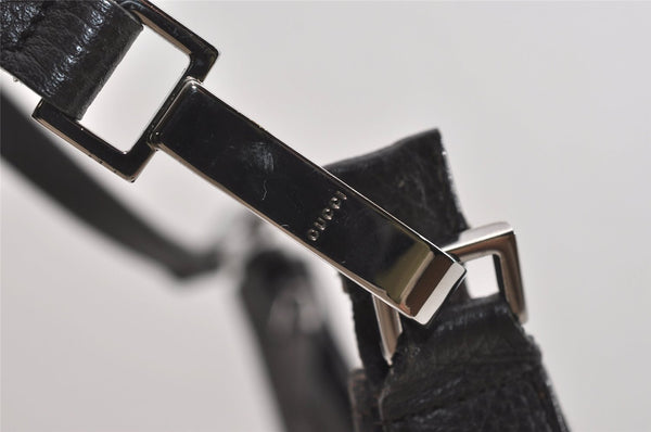 Authentic GUCCI Shoulder Hand Bag Purse GG Canvas Leather 28335 Brown 6725J