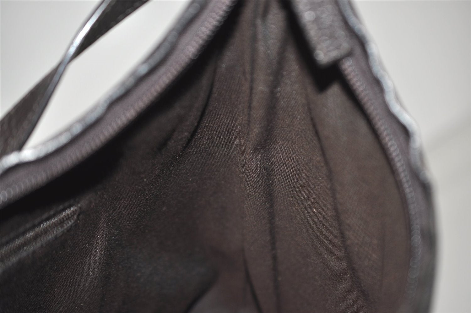 Authentic GUCCI Shoulder Hand Bag Purse GG Canvas Leather 28335 Brown 6725J