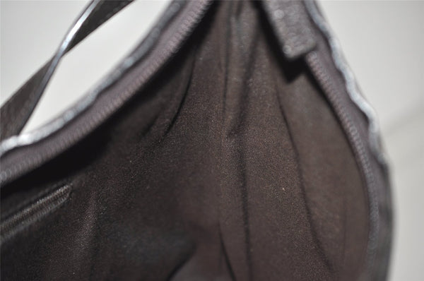 Authentic GUCCI Shoulder Hand Bag Purse GG Canvas Leather 28335 Brown 6725J