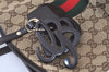 Authentic GUCCI Jolie Web Sherry Line Tote Bag GG Canvas Enamel Brown 6725K