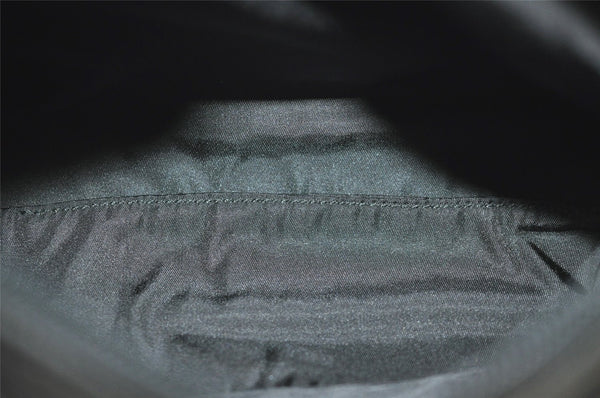 Authentic PRADA Vintage Nylon Tessuto Leather Shoulder Bag Purse Black 6726J